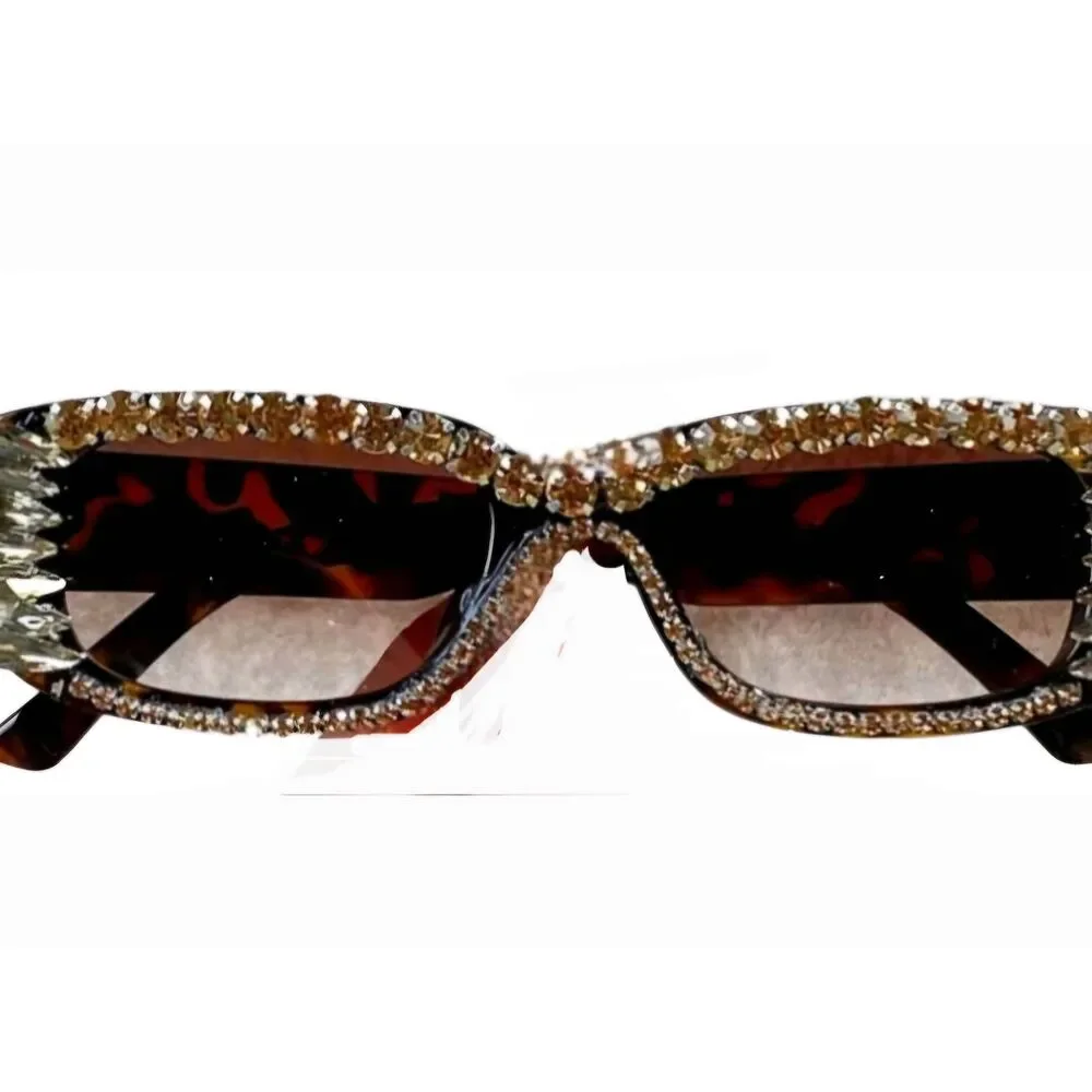 Doll's‎ Kill Rhinestone Studded Sunglasses